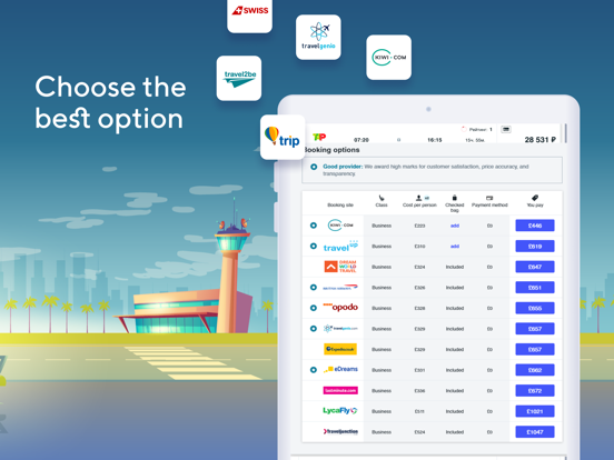 EuropeFly - Cheap flights iPad screenshot 4 - Travel app