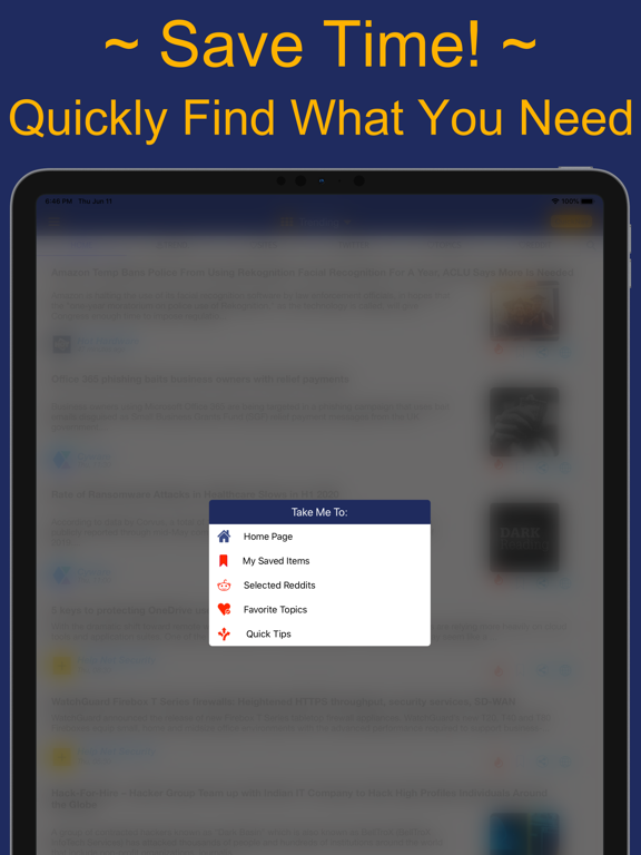 CyberNews - Cyber Security iPad screenshot 9 - News app