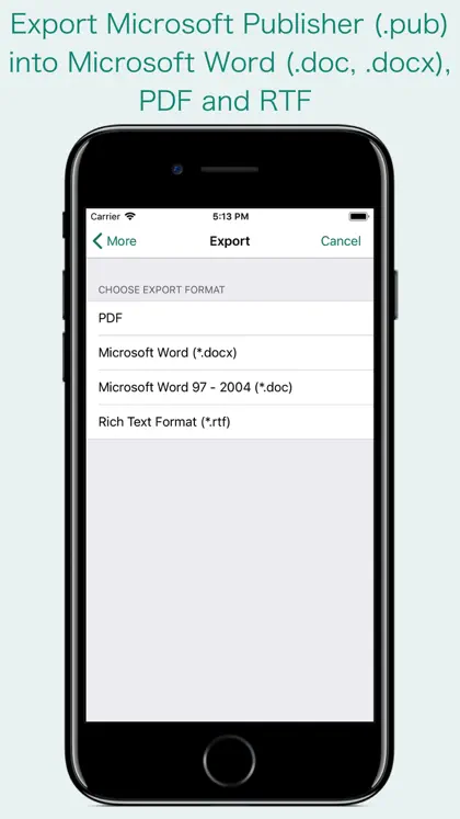 Screenshot 3 von 5 zu PUB Reader - for MS Publisher
