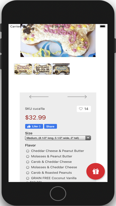 Jackboy's Dog Bakery iPhone screenshot 4 - Shopping app