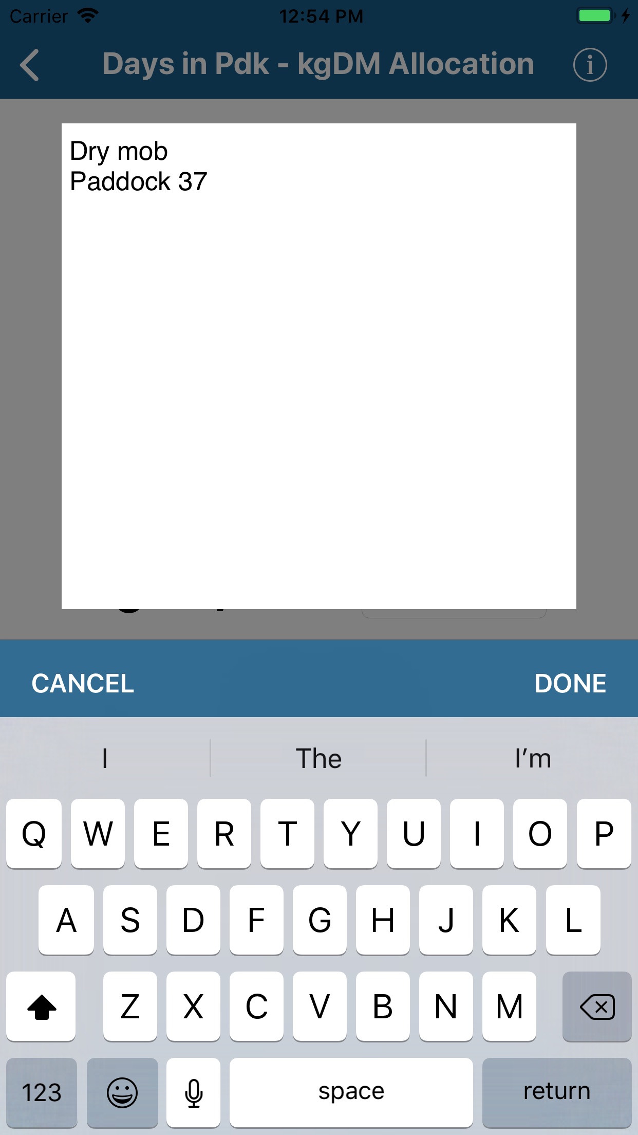 Screenshot 4 of Grazing Calculator