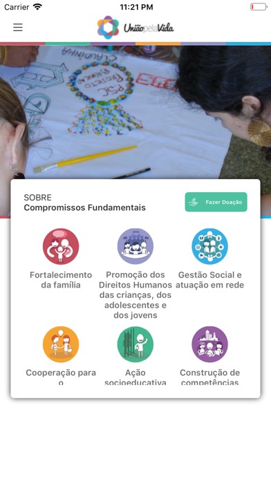 União Pela Vida Screenshot