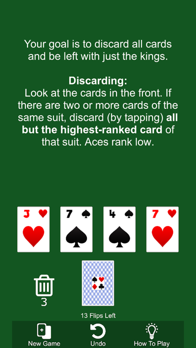 Screenshot #1 pour Aces Up Solitaire Game