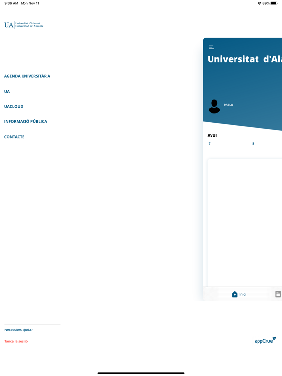 Screenshot #6 pour appUA, Universitat d'Alacant