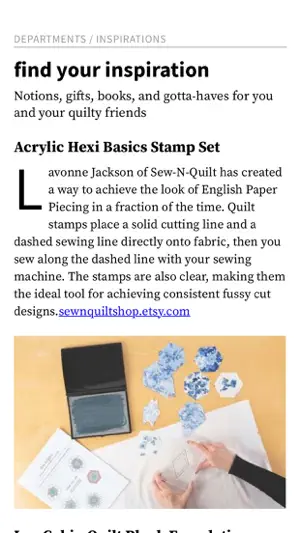Quiltmaker Magazine screenshot 2
