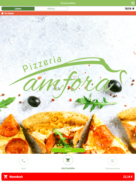 Screenshot #4 pour Pizzeria Amfora