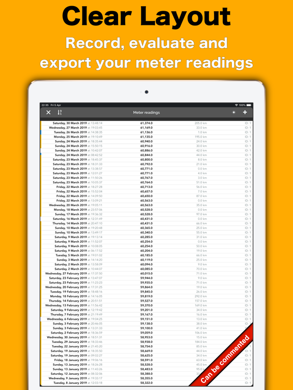 Energy Tracker iPad screenshot 4 - Finance app