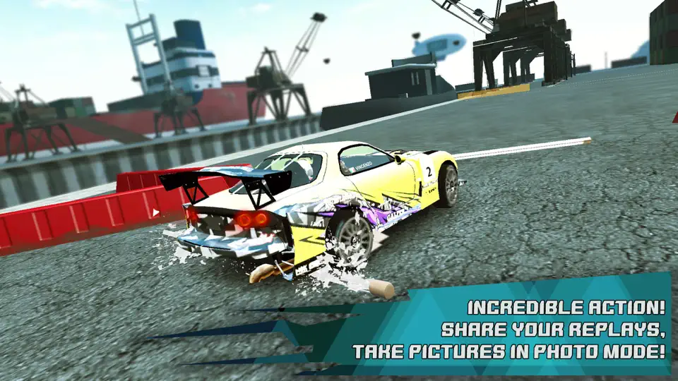 Capture d'écran de Pure Rally Racing Drift 2 sur iPhone 2