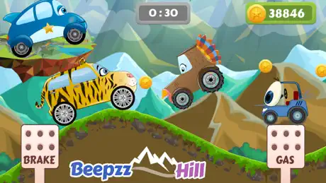 Racing game for toddlers