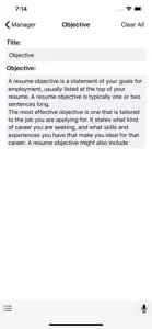 Professional Resume Builder screenshot #8 for iPhone