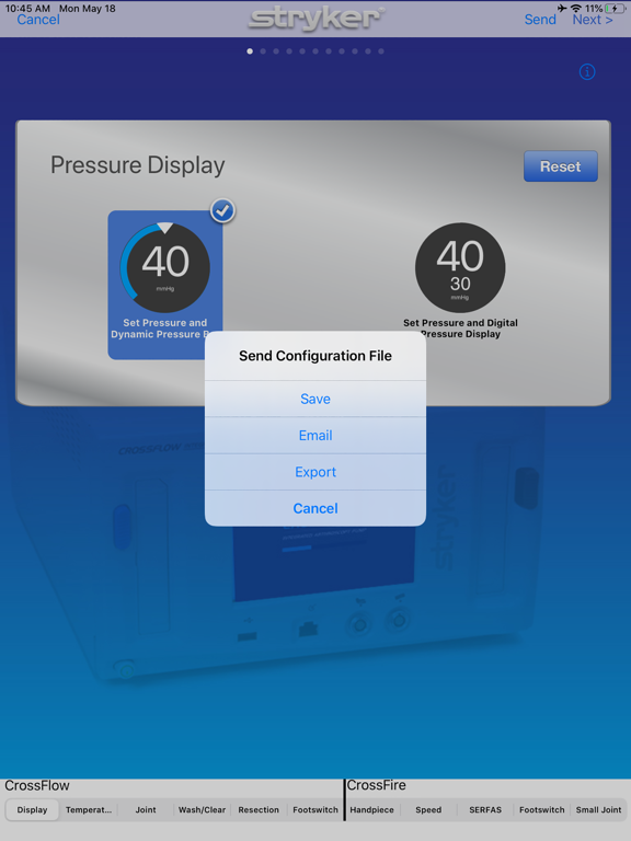 Stryker Console Customizer iPad screenshot
