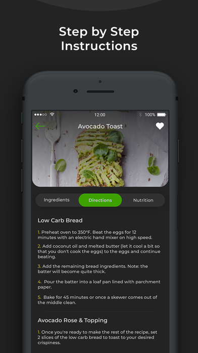 Screenshot #3 pour Keto Diet App- Recipes Planner