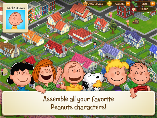 Скачать игру Peanuts: Snoopy Town Tale