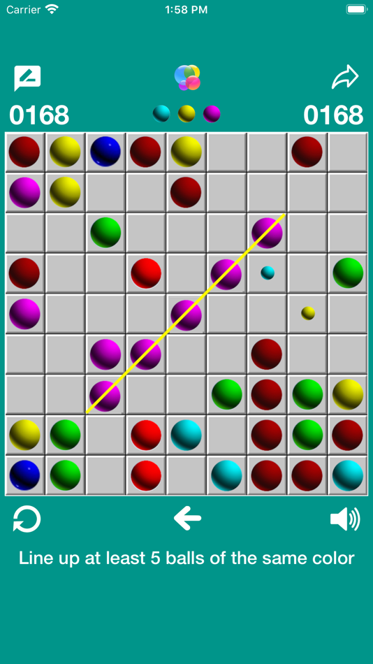 #3. Line 98 - Line up 5 balls (iOS) 由: Diep Duong