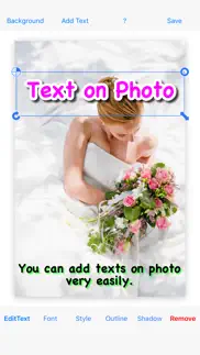 text on photo iphone screenshot 1