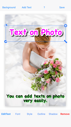 Text on Photo screenshot 1