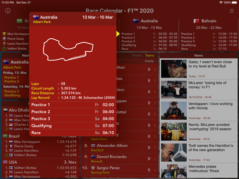 Race Calendar 2020 screenshot 4