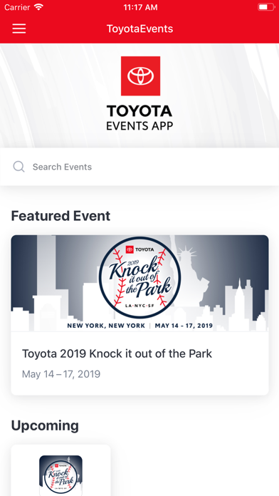 Toyota Events App screenshot 2