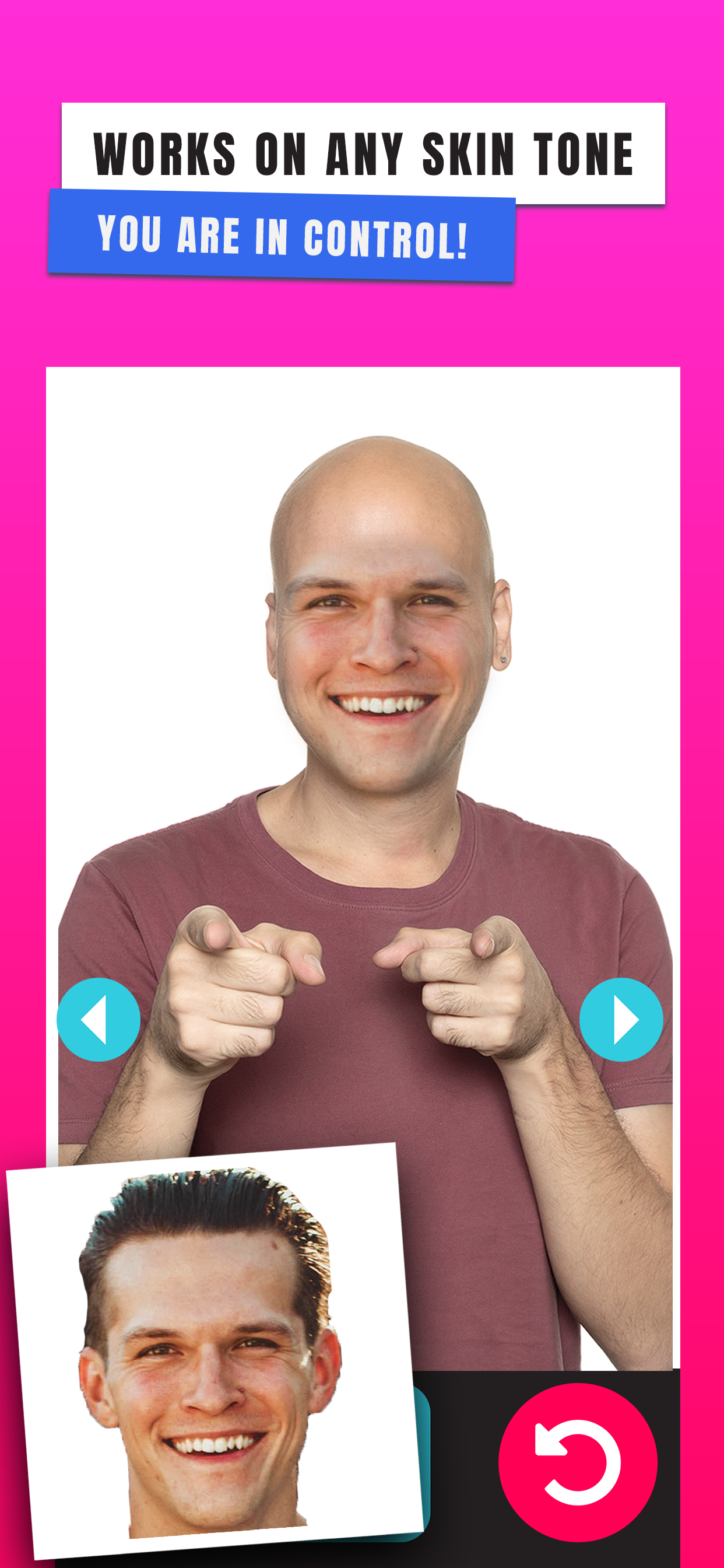 Bald Me Booth: Hair Remove App