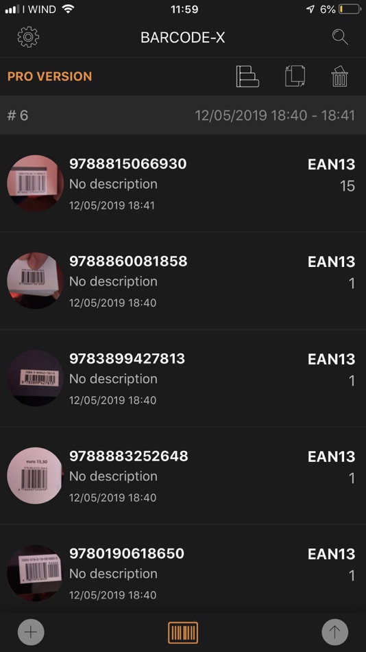#1. Barcode x Scanner (iOS) Podle: Tommaso Ferrari