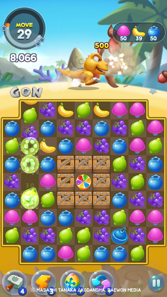 #8. GON: Match 3 Puzzle (iOS) 由: Lunosoft Inc.
