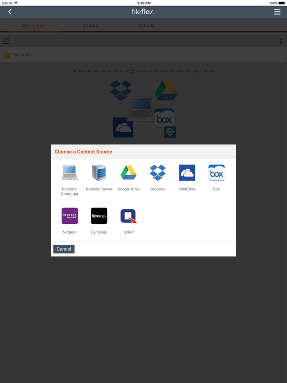 FileFlex iPad screenshot 1 - Productivity app
