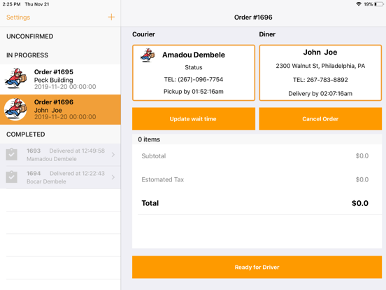 Screenshot #4 pour HTSD OrderPad