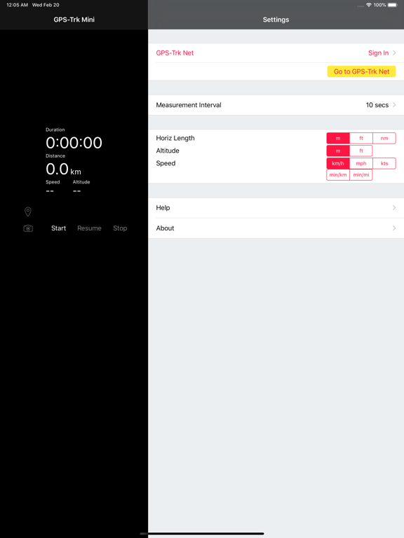 Screenshot #4 pour GPS-Trk Mini