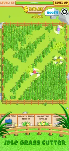 Game screenshot Idle Grass Cutter apk