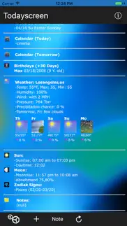 today-screen iphone screenshot 2