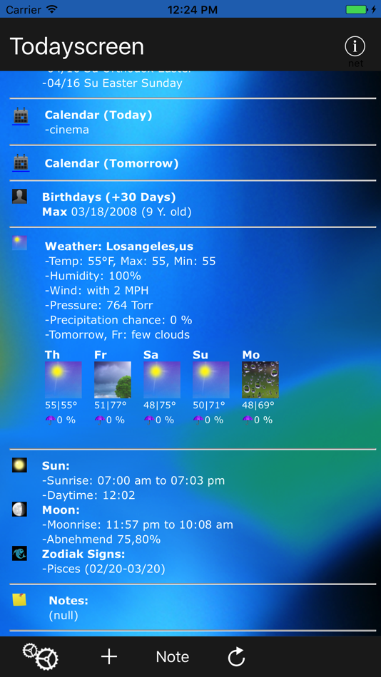 #2. Today-Screen (iOS) 由: Kai Bruchmann