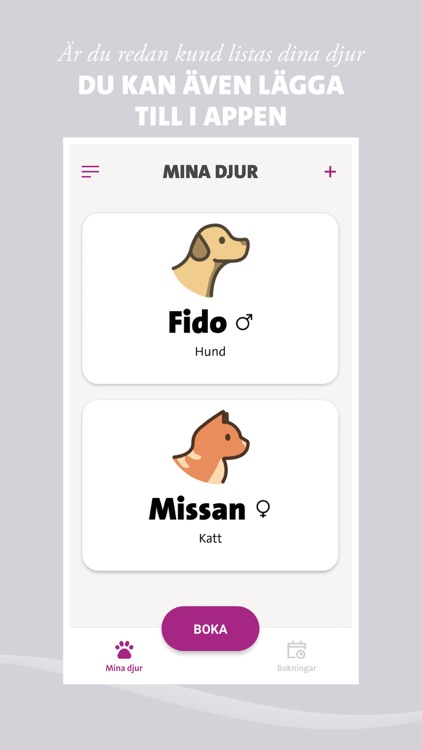 Evidensia - boka veterinär