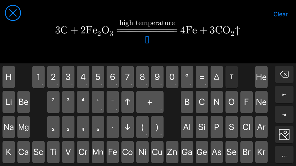 #5. kChem - Chemistry Keyboard (iOS) 由: xu zhang