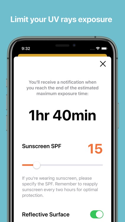 Suncap - UV index