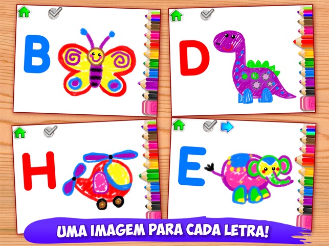 Infantis o jogo de pintar! Aprenda a desenhar bebe animais, ABC letras,  contagem numeros! Crianças jogos de meninas e meninos, bebes 2 3 4 5 6 anos!  Educativos infantil desenhos para colorir!