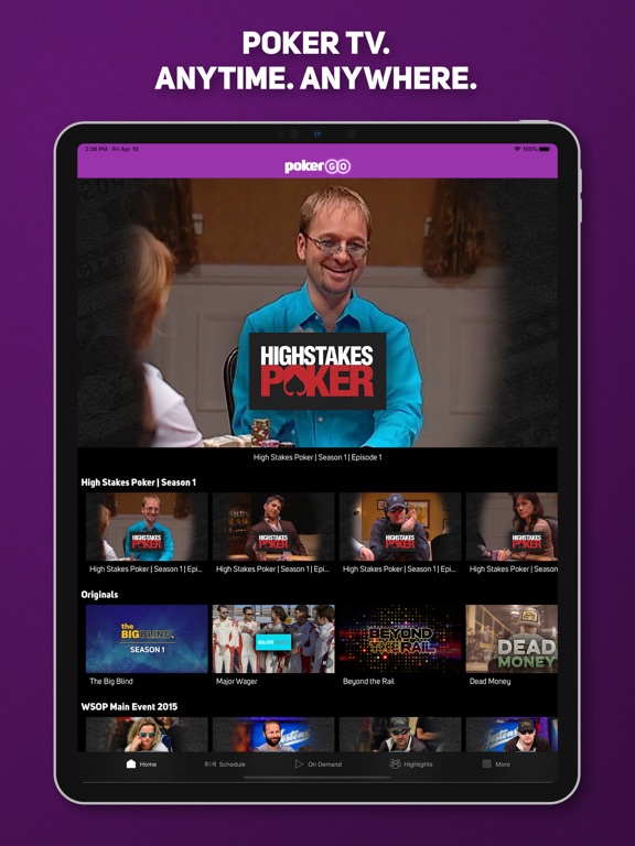 Screenshot #1 for PokerGO: Stream Poker TV