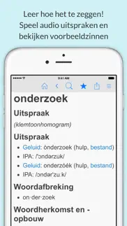 nederlands woordenboek. iphone screenshot 2