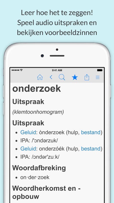 Screenshot #2 pour Nederlands Woordenboek.