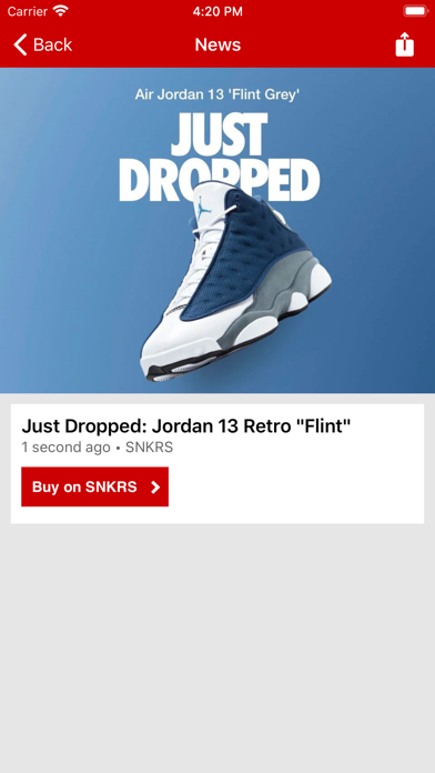 Screenshot #8 for J23 - Release Dates & Restocks