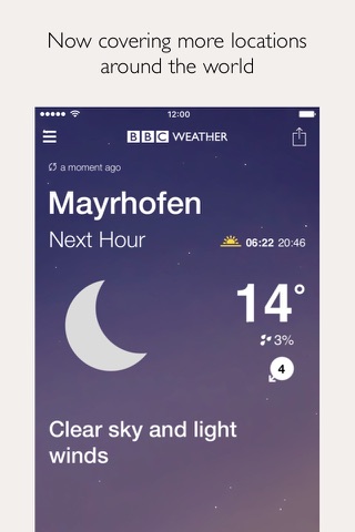 BBC Weather screenshot 2