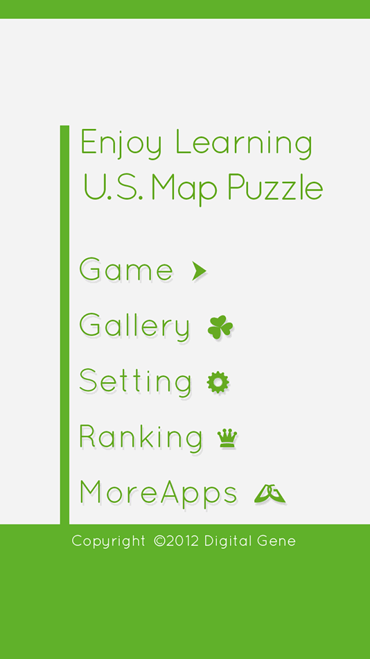 #5. Enjoy Learning U.S. Map Puzzle (iOS) 由: Plus Inc. (Japan)