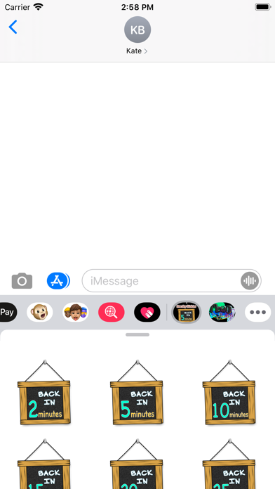 Screenshot #3 pour Standby Stickers Pack