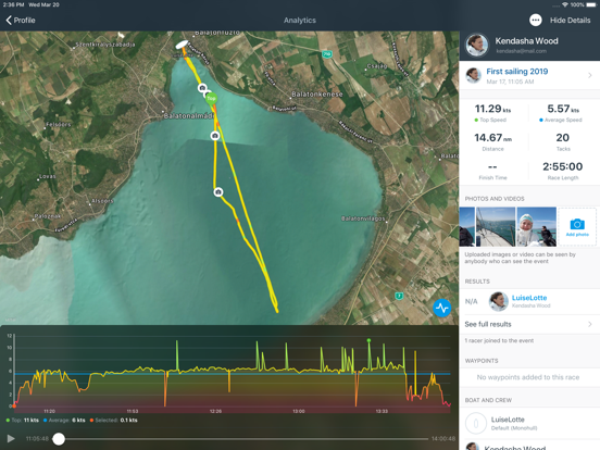 KWINDOO Tracking for sailingのおすすめ画像1