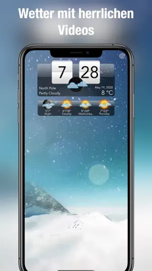 Screenshot von Wetter HD Live + auf dem iPhone 5