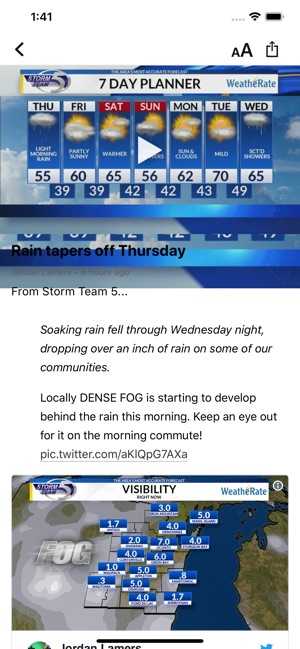 WFRV Storm Team 5 Weather(圖3)-速報App