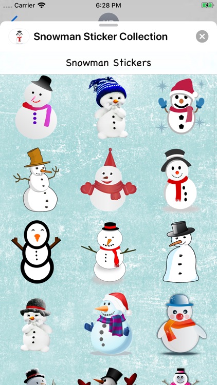 Snowman Sticker Collection