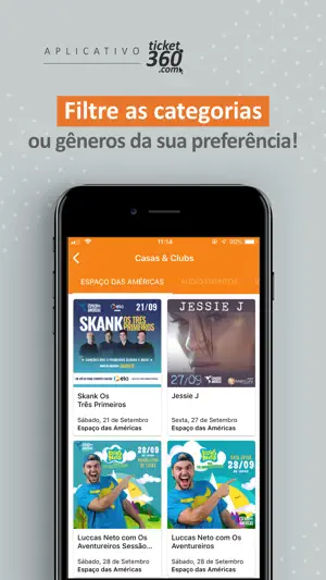 Ticket360 Ingressos e Eventos screenshot 4