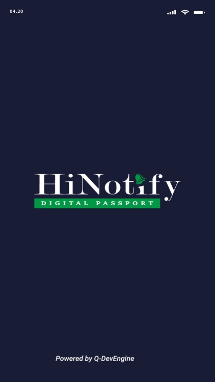HiNotify Digital Passport