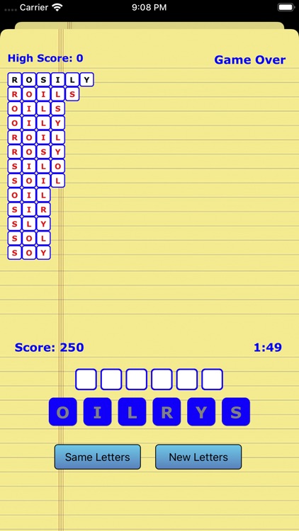 Words forming game screenshot-3