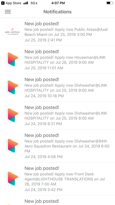 Prace App iPhone screenshot 7 - Business app